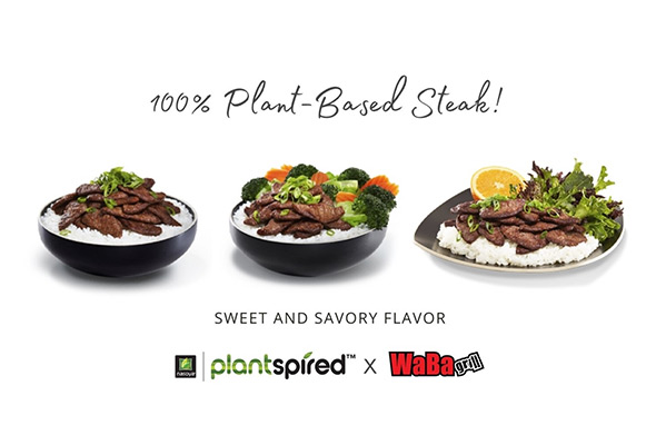 WaBa Grill 판매 제품 (Plantspired 대체육) 스테이크 덮밥/스테이크 야채덮밥/스테이크 정식