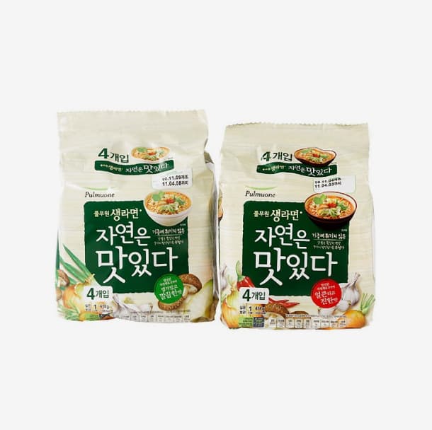 자연은맛있다 생라면 제품 이미지