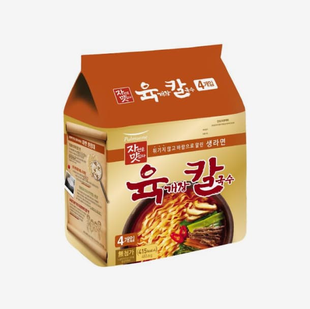 생면식감 육개장칼국수 제품 이미지